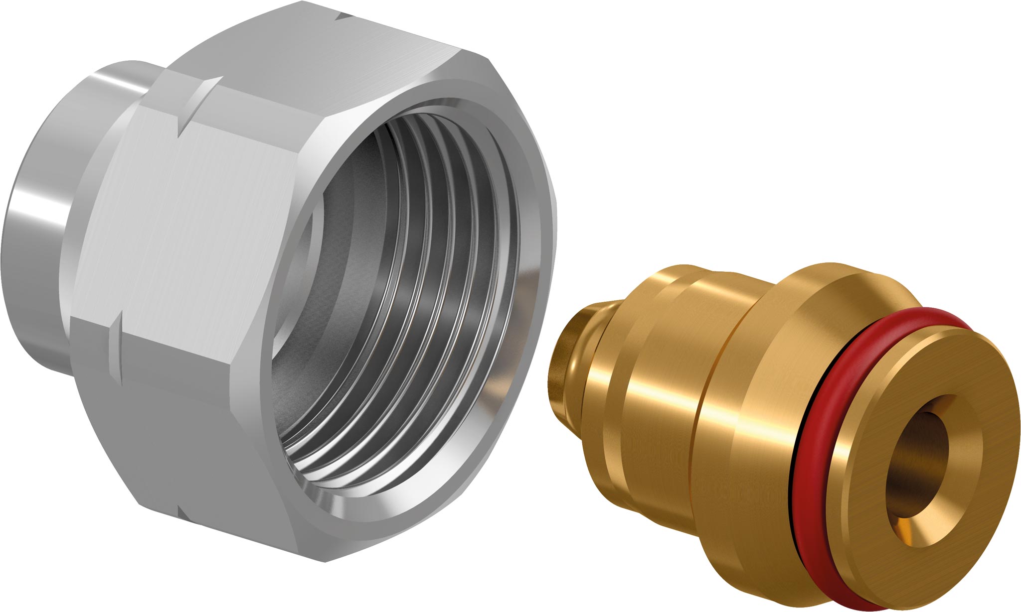Uponor Vario compression adapter MLCP RED