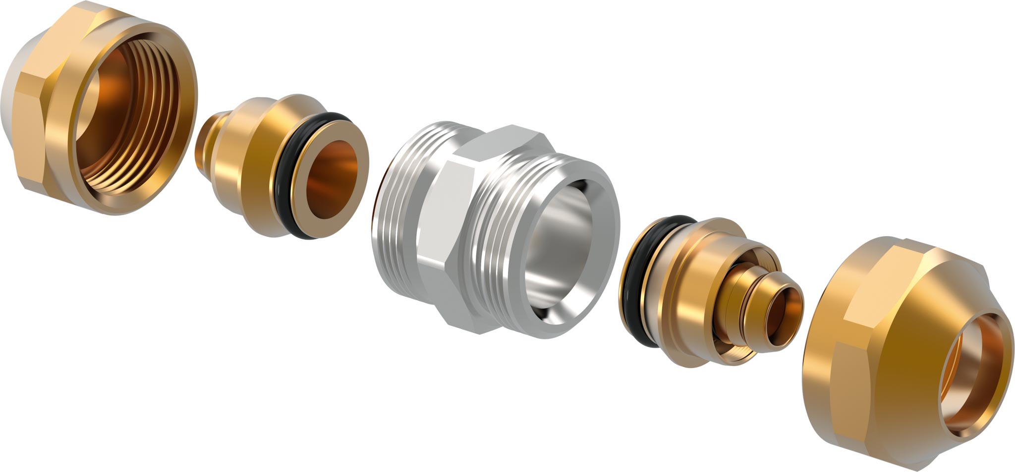 Uponor Fit compression coupling PEX