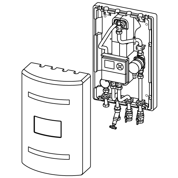 Uponor Central Port P-Group Heatinterface 25l/min
